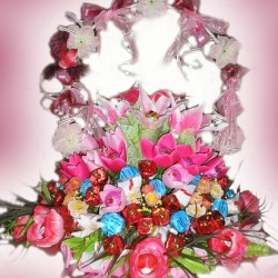 Корзинка из конфет