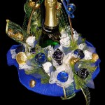 Мини-корзинка с шампанским Мини-корзинка с шампанским