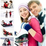 Урок фигурного катания для двоих